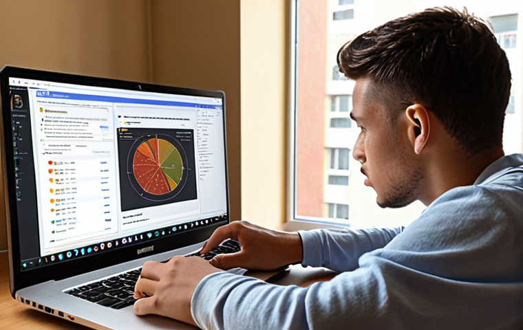 **

A student is sitting in front of a computer, carefully comparing two different online course platforms on separate browser windows. Charts with ratings are visible on screen, and the student is also looking at comments. Emphasis on making an informed choice and avoiding scams.

**