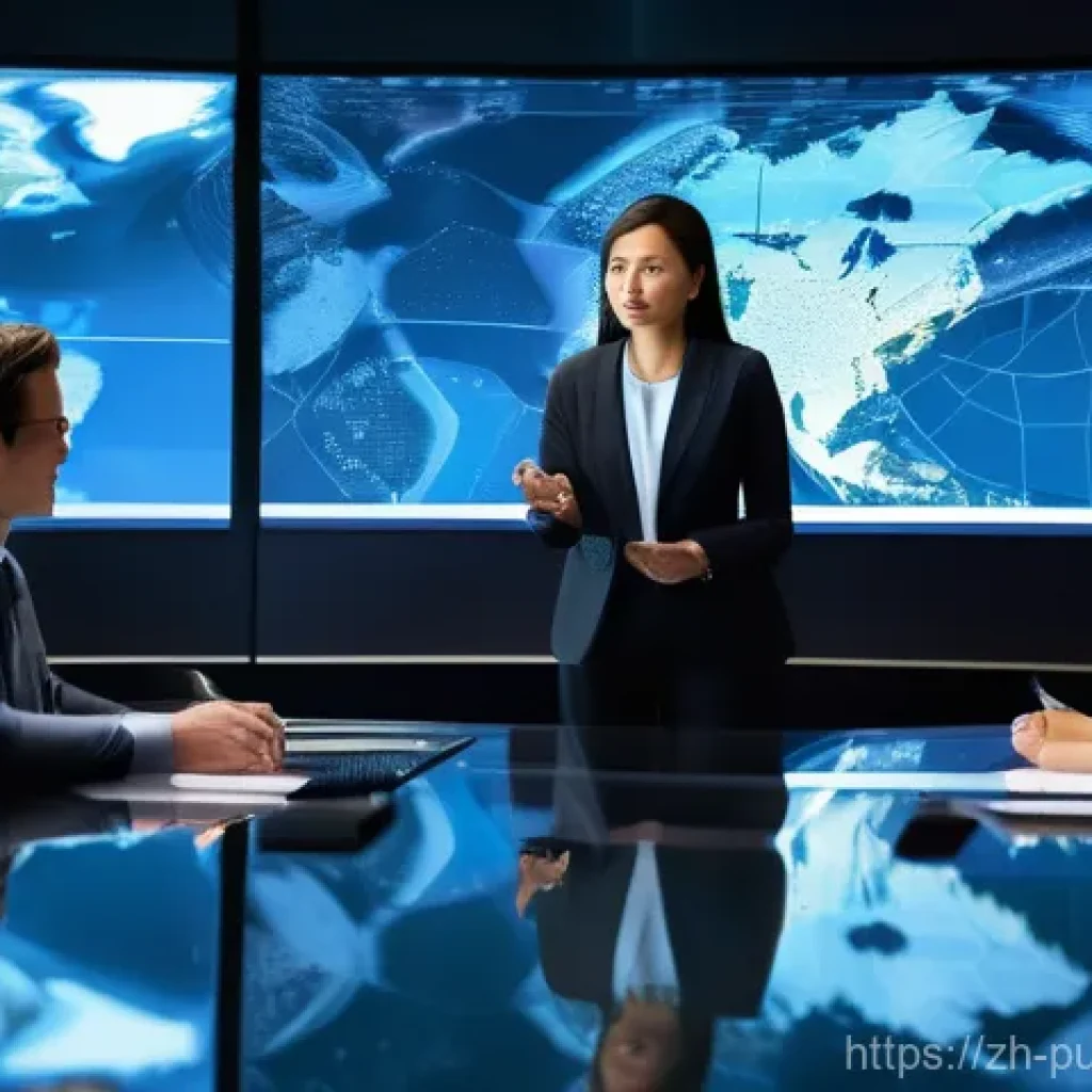 공공관리사 자격증으로 진출할 수 있는 글로벌 시장 - **Prompt:** A group of diverse public administration professionals, representing various ethnicities...