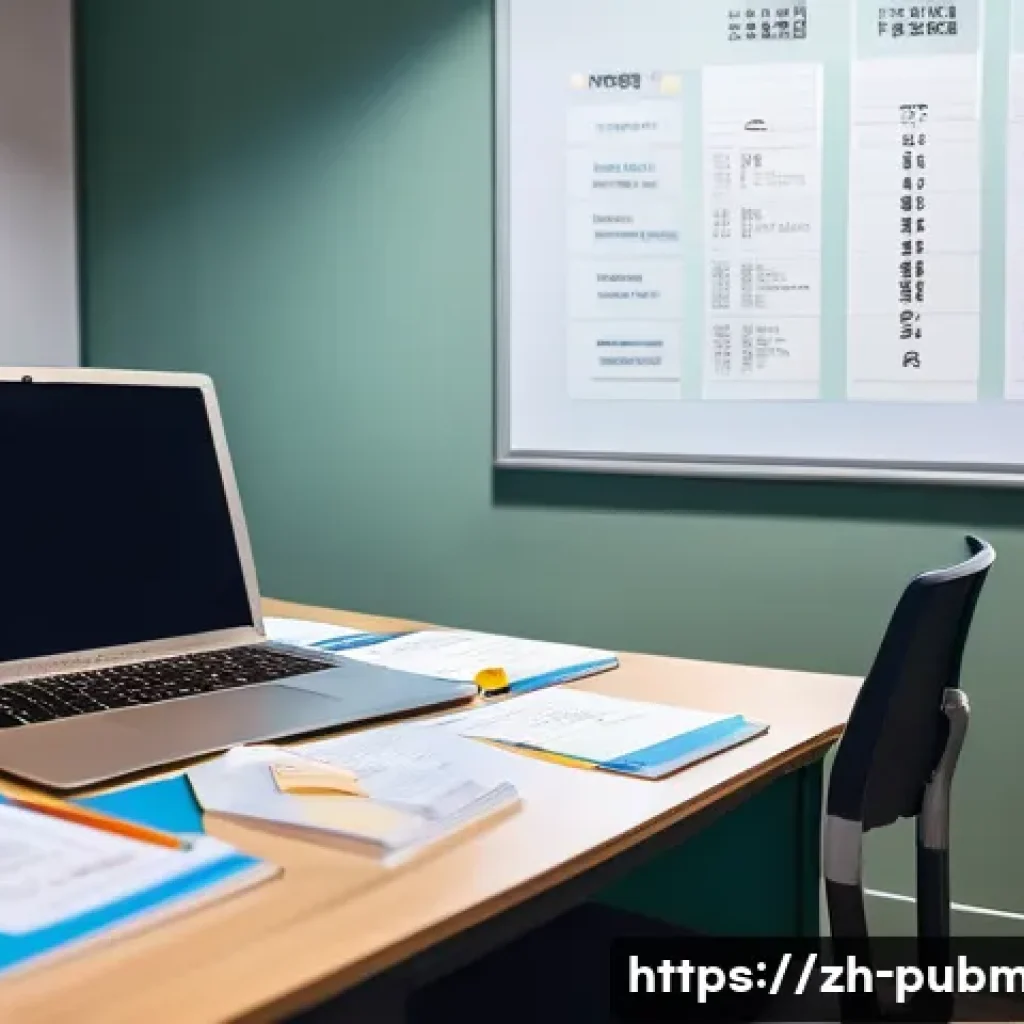 공공관리사 필기시험 준비를 위한 추천 자료 - A modern study environment featuring a young Chinese adult sitting at a sleek desk with multiple stu...