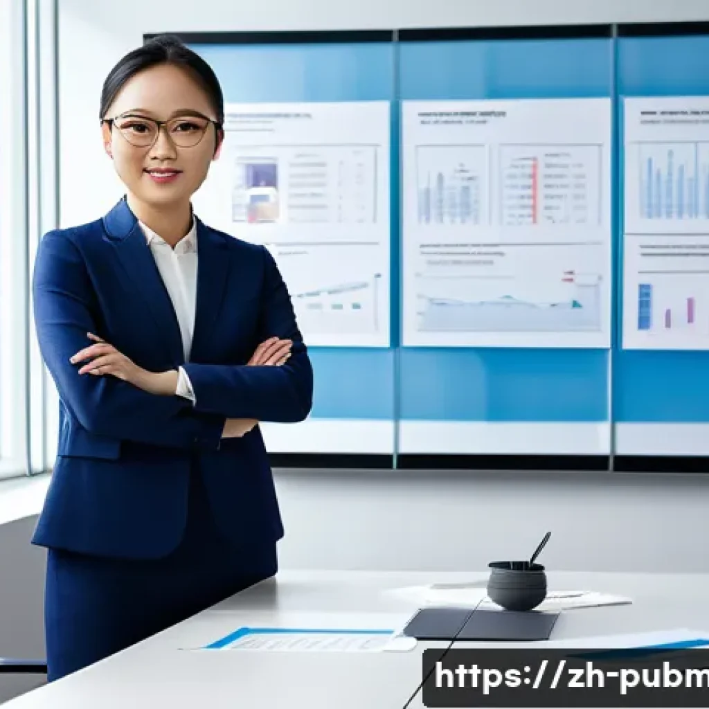 공공관리사 자격증의 장점과 단점 분석 - A professional Chinese public administration specialist in business casual attire, wearing glasses a...