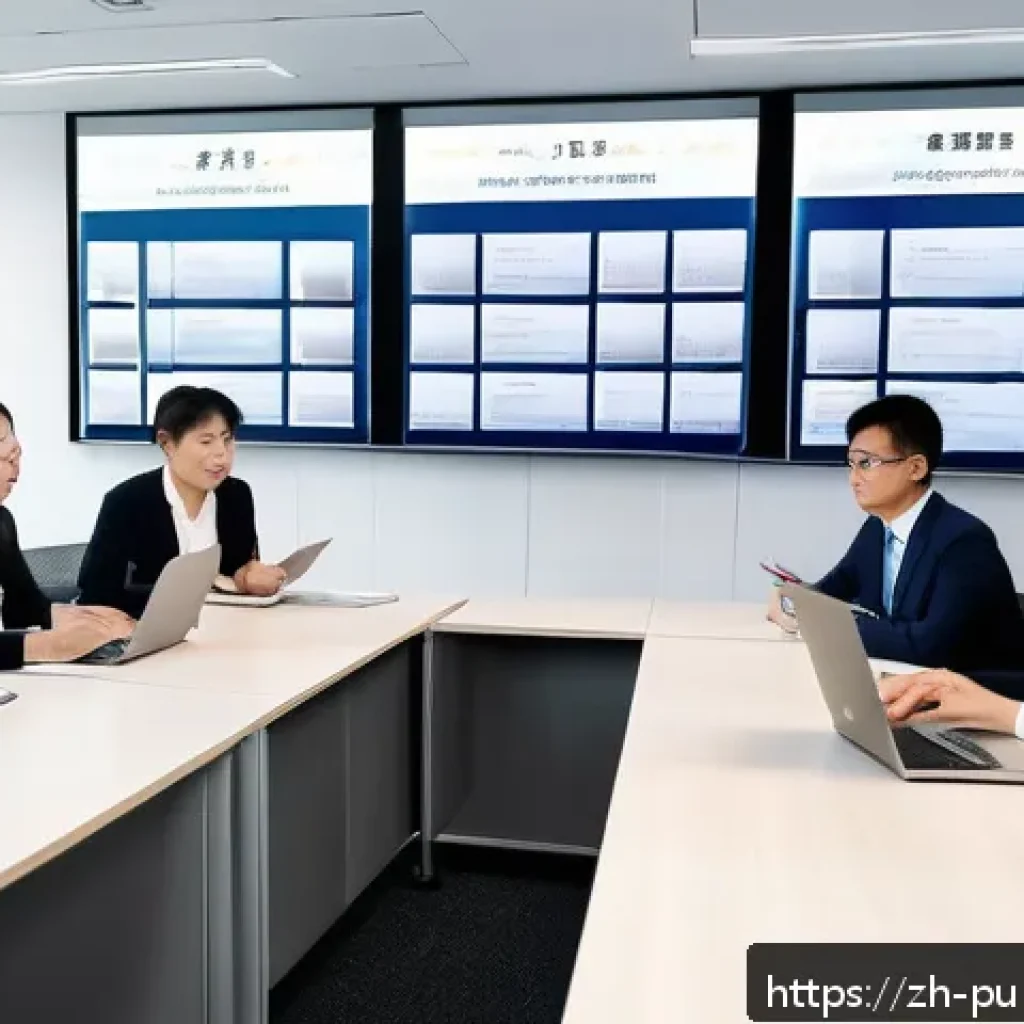공공관리사와 관련된 자격증의 비교와 분석 - A modern office scene showing a diverse group of professionals engaged in a public administration ce...